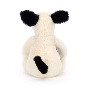 Jellycat Bashful Black & Cream Puppy Little